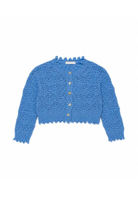Cardigan girocollo MISS GRANT KIDS | MG1728KCERULEO